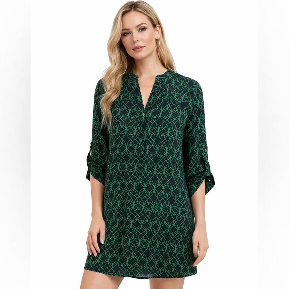 The limited green dress